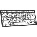 LogicKeyboard XL-Print Black on White DE (Mac/BT) (LKB-LPBW-BTON-DE)
