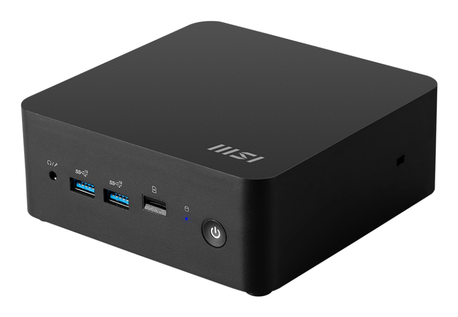 MSI Cubi NUC AI 1UMG-022AT Mini-PC Intel Core Ultra 7 155H 16 GB RAM 1 TB SSD Windows 11 Pro Schwarz