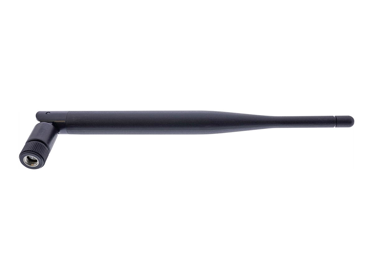 InLine WLAN Gummi Antenne SMA 5 dBi Schwarz