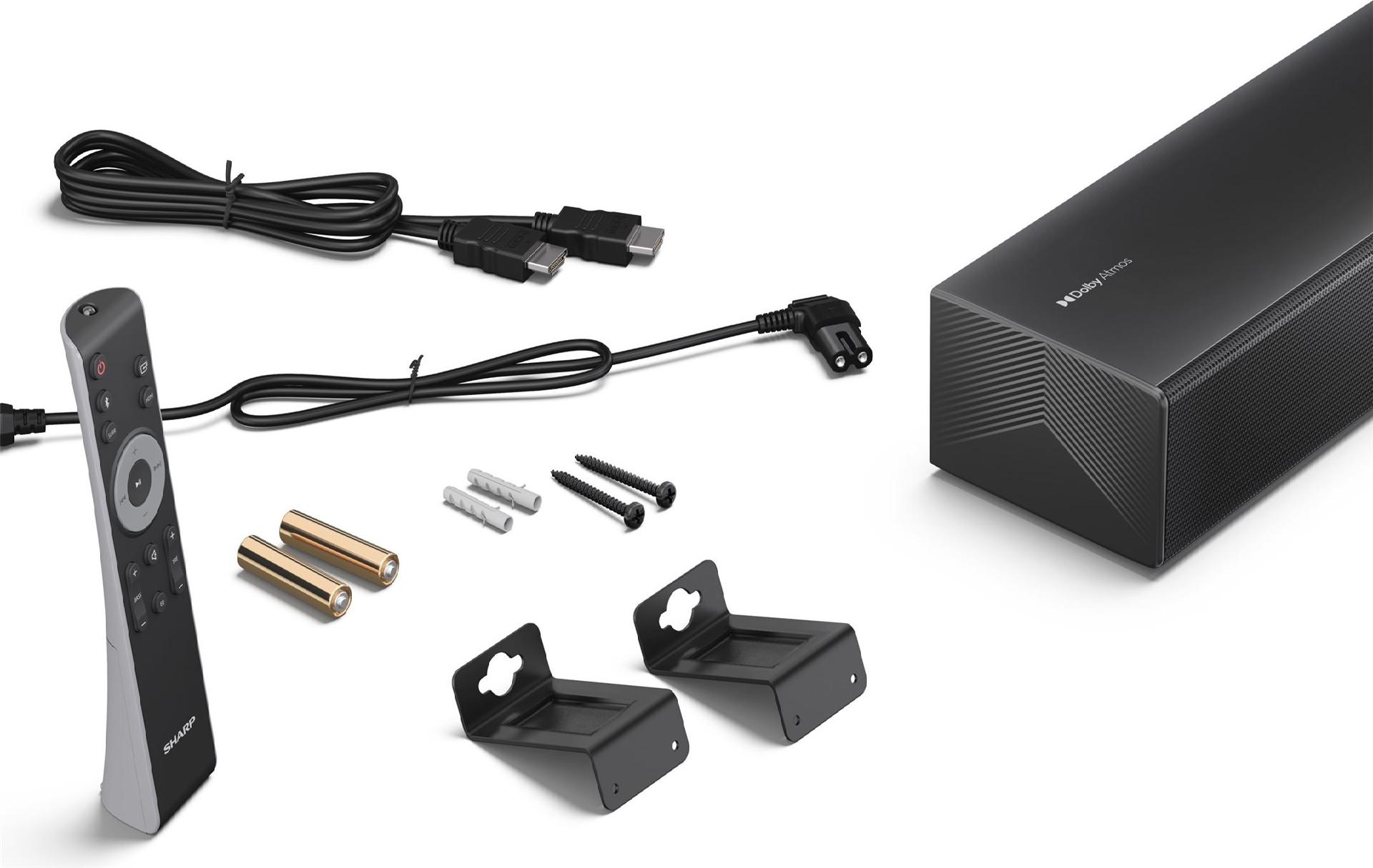 Sharp HT-SB304 Dolby Atmos Soundbar schwarz (HT-SB304)