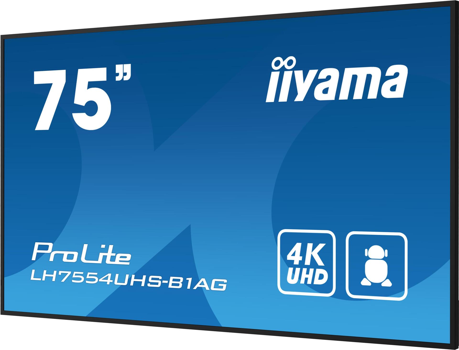 iiyama LH7554UHS-B1AG Signage-Display Digital Beschilderung 
