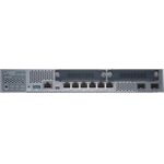 SRX320 Services Gateway includes hardware (8GE, 6-port POE+, 2x MPIM slots, 4G RAM, 8G Flash, power adapter and cable) and Junos Software Base (Firewall, NAT, IPSec, Routing, MPLS and Switching). RMK not included (SRX320-SYS-JB-P)