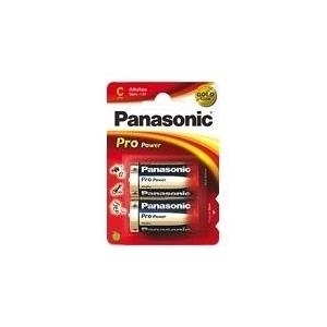 Panasonic Pro Power - Batterie 2 x C Typ Alkalisch (LR14PPG/2BP)