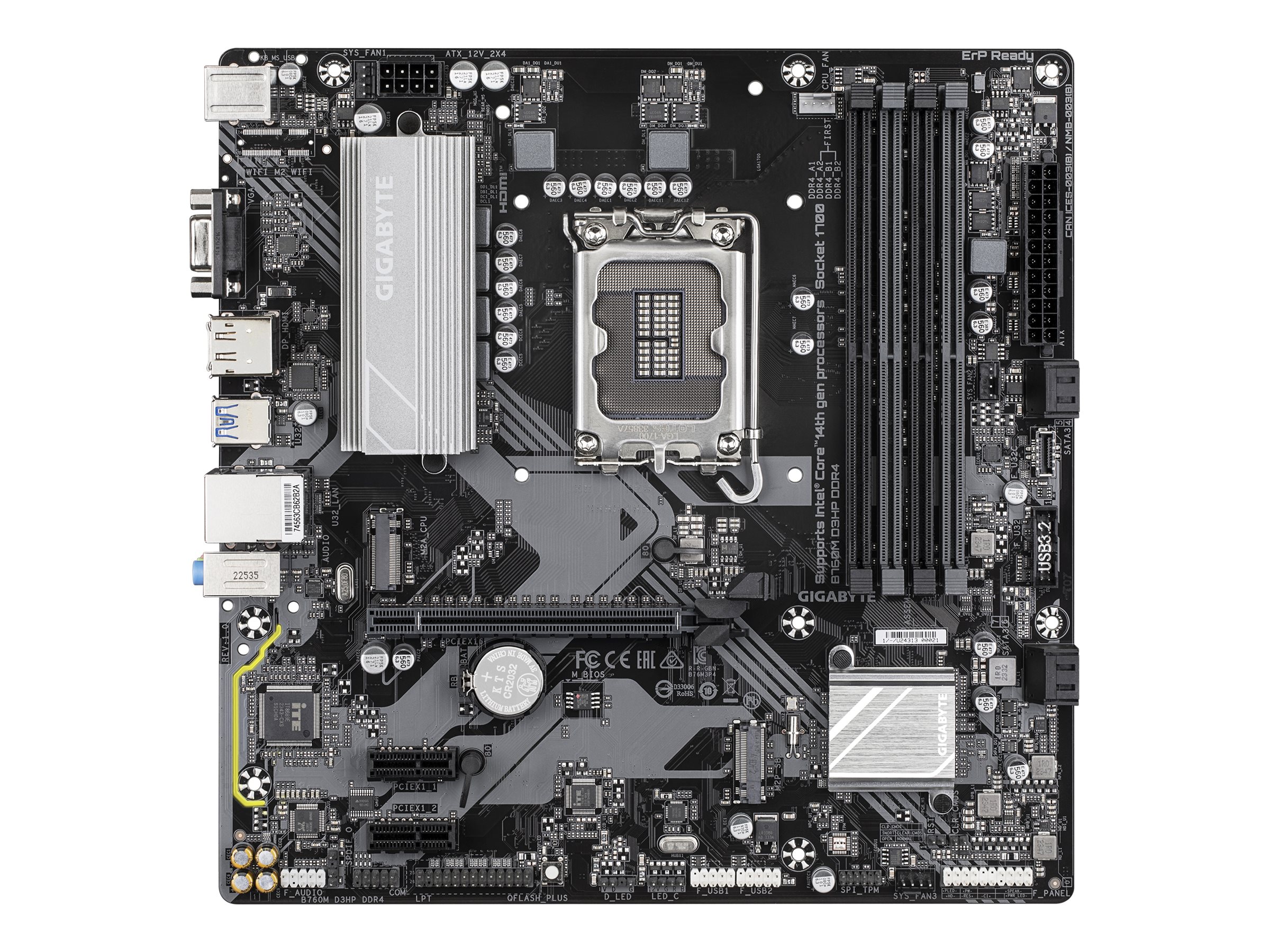 Gigabyte B760M D3HP DDR4 LGA1700 B760 Micro ATX Braun