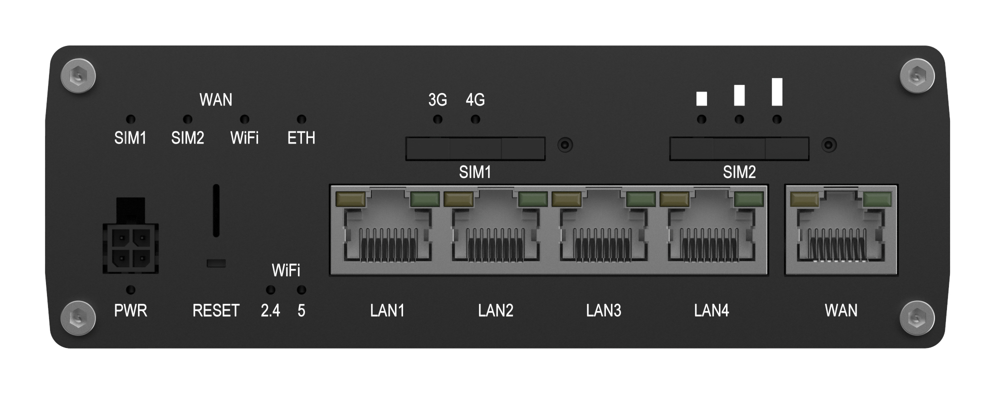 Teltonika RUTM16 Wireless Router Schwarz
