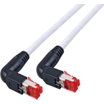 EFB-Elektronik RJ45 Patchkabel Cat.6A S/FTP LSZH Draka UC900 TM21 2x90° grau 10m Hersteller: EFB Elektronik (K4137GR.10)