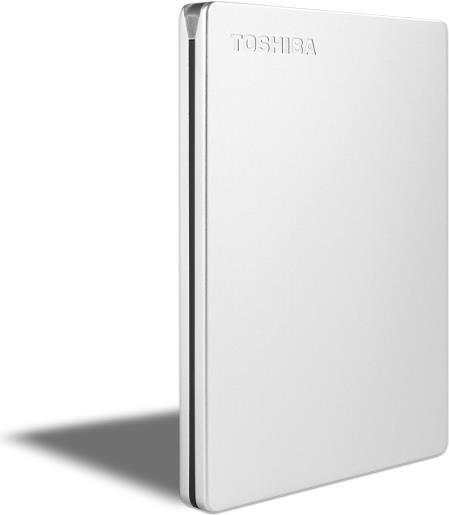 Toshiba Canvio Slim. HDD Kapazität: 1000 GB, HDD Größe: 2.5" . USB-Version: 3.2 Gen 1 (3.1 Gen 1). Produktfarbe: Silber (HDTD310ES3DA)