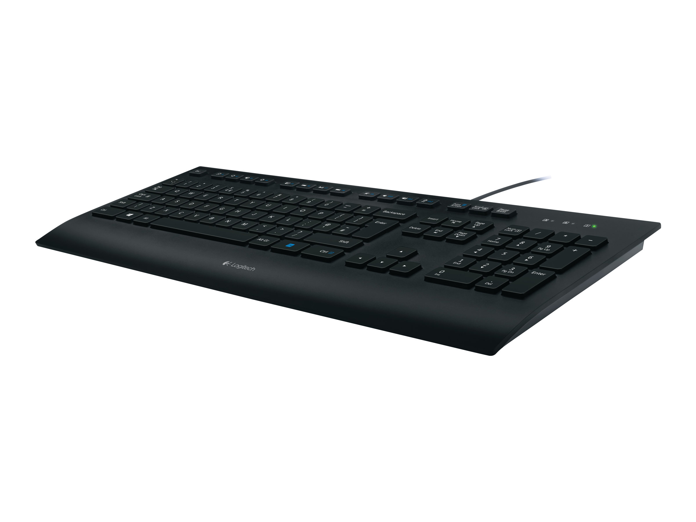 Logitech K280e USB Tastatur QWERTZ Deutsch Schwarz