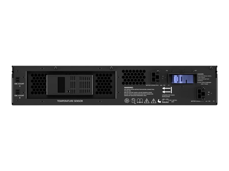 Vertiv Liebert GXT5 Externes Batteriegehäuse 3 kVA 72V 6x 9 Ah VRLA 2U Schwarz