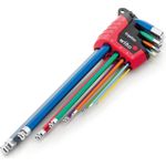 Wiha ErgoStar L-förmiger Inbusschlüssel-Satz Metrisch 9 Stück(e) (369 E9F)