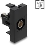 Delock Easy 45 Modul BNC Buchse zu schwarz (90960)
