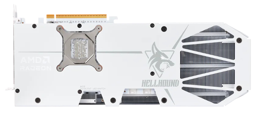 PowerColor Hellhound Radeon RX 9070 XT 16 GB GDDR6 Spectral White