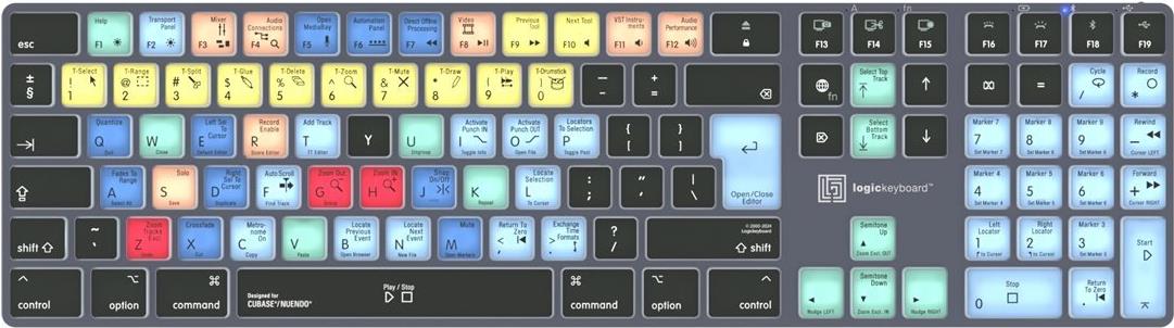 LogicKeyboard Steinberg Cubase/Nuendo Titan UK (Mac) (LKB-CBASE-TM-UK)