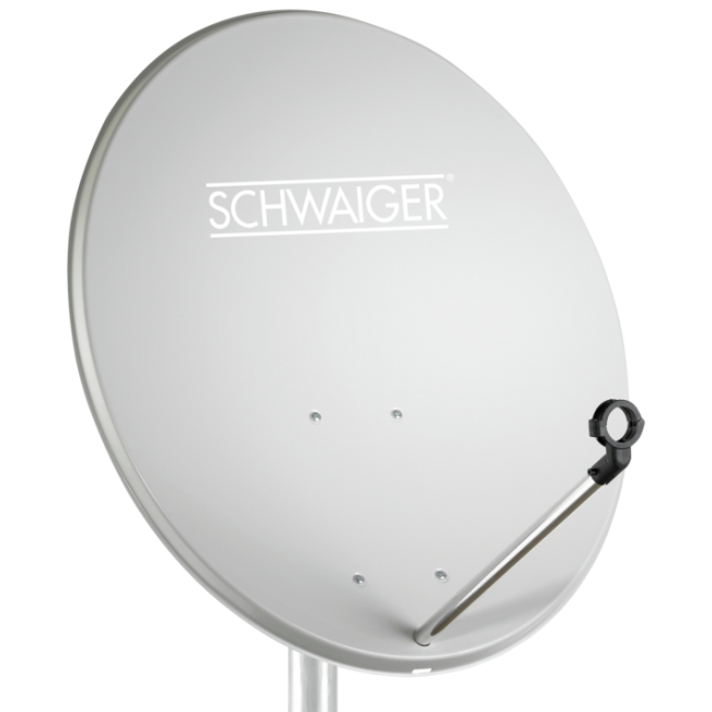 Schwaiger SPI440 Offset Parabolantenne 42 cm Hellgrau