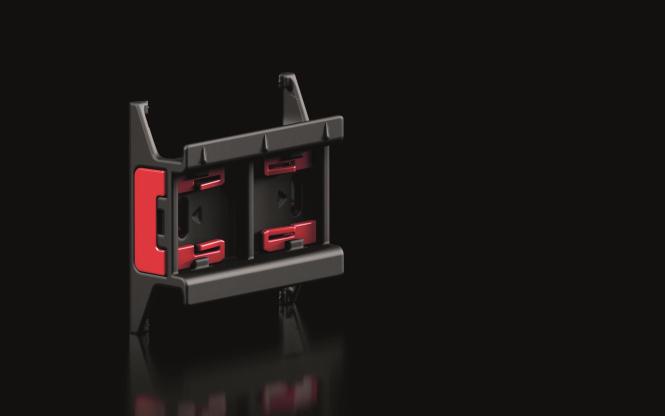 Rittal Tragschiene 1=8RX 9365724m.Verriegelungsclip B:45 mm (9365724)