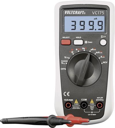 Voltcraft Hand-Multimeter digital VC175 (ISO) ISO kalibriert CAT III 600 V Anzeige (Counts): 4000 (VC175 (K))