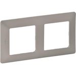 LEGR Vlife 2Fach Rahmen Aluminium 754132 Legrand 754132 1 (754132)