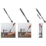 metaltex Flaschenbürste Brush-Up, aus PP, grau längenverstellbar von 300-400 mm, mit Silikonborsten, - 1 Stück (297612000)