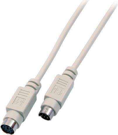 EFB-Elektronik Maus/-Tastatur Verlängerungskabel, 2x PS/2, St.-Bu., 3,0m, beige Hersteller: EFB Elektronik (EK323.3)