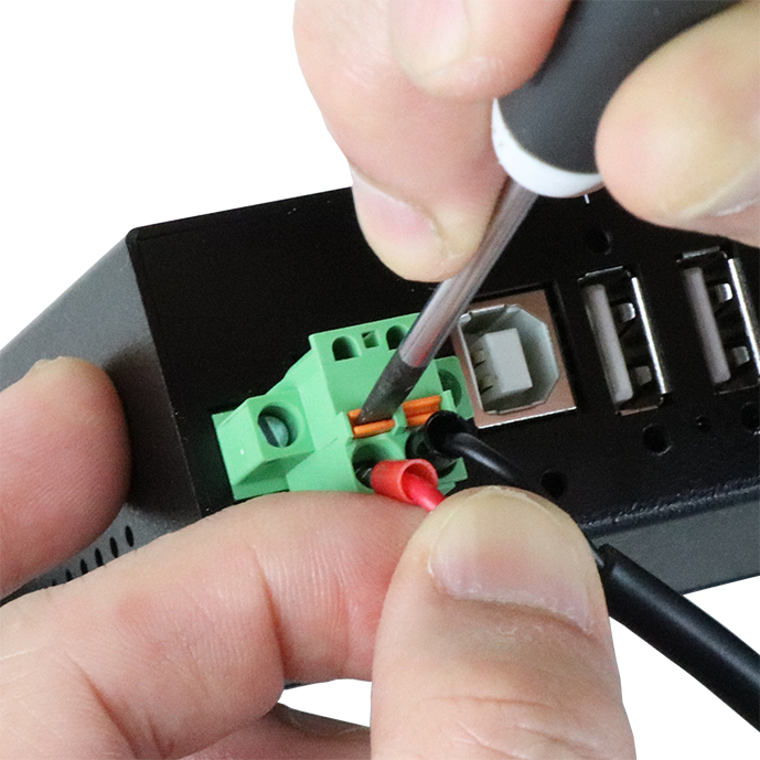 Exsys EX-1179HMVS 7-Port USB 2.0 Hub Metallgehäuse DIN-Rail 480 Mbit/s Schwarz