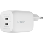 Belkin Dual Netzladegerät 65W PD USB-C, weiß, PPS-Tech.WCH013vfWH (WCH013VFWH)