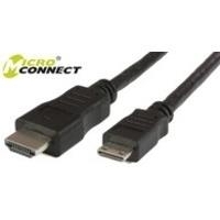 Microconnect 2m HDMI/miniHDMI C 2m HDMI Mini-HDMI Schwarz HDMI-Kabel (HDM1919C2, VMC-15MHD, HTC)