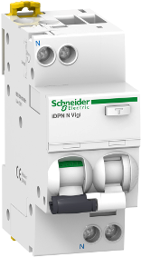 Schneider Electric FI/LS-Schalter 16A B 10mA A A9D08616 Polzahl (gesamt) 2, Anzahl der abgesicherten Pole 1, Bemessungsspannung 230V, Bemessungsstrom 16A, Bemessungsfehlerstrom 0,01A, Fehlerstrom-Typ A, Bemessungsabschaltvermögen nach EN 60898 6kA, Freque (A9D08616)