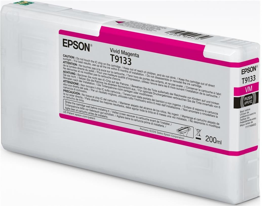 EPSON Tinte magenta 200ml SureColor SC-P5000 (C13T91330N)