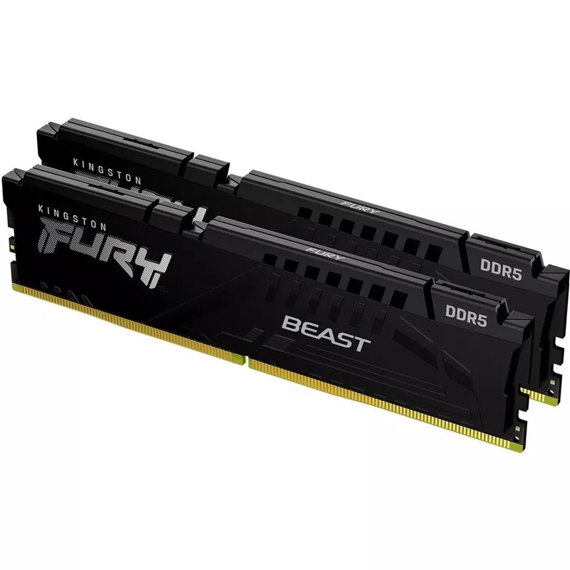 Kingston 64GB DDR5 6400MT/S CL32 DIMM - KIT OF 2 FURY BEAST BLACK EXPO (KF564C32BBEK2-64) (B-Ware)