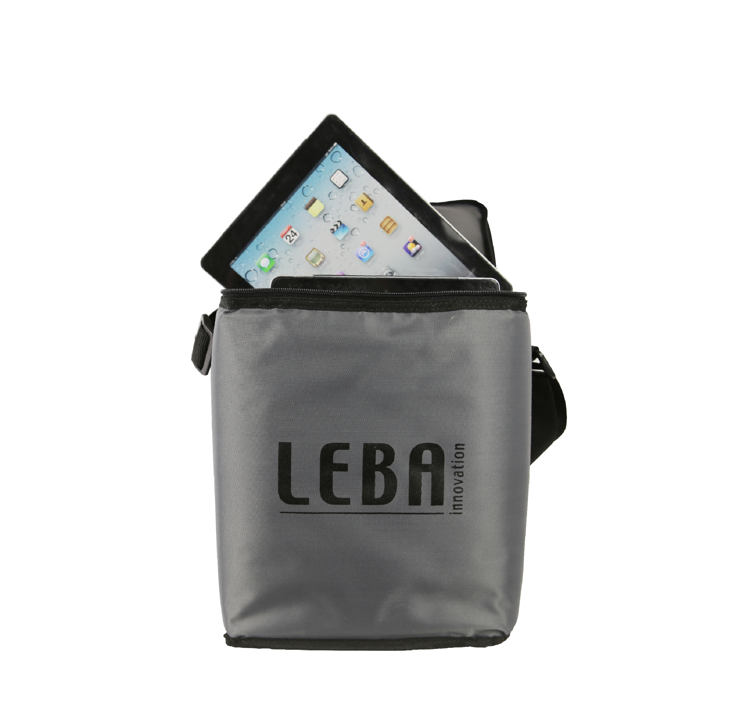 Leba NoteBag NB2-5TAB-GREY Aufbewahrung für 5 Tablets Wetterfest Grau