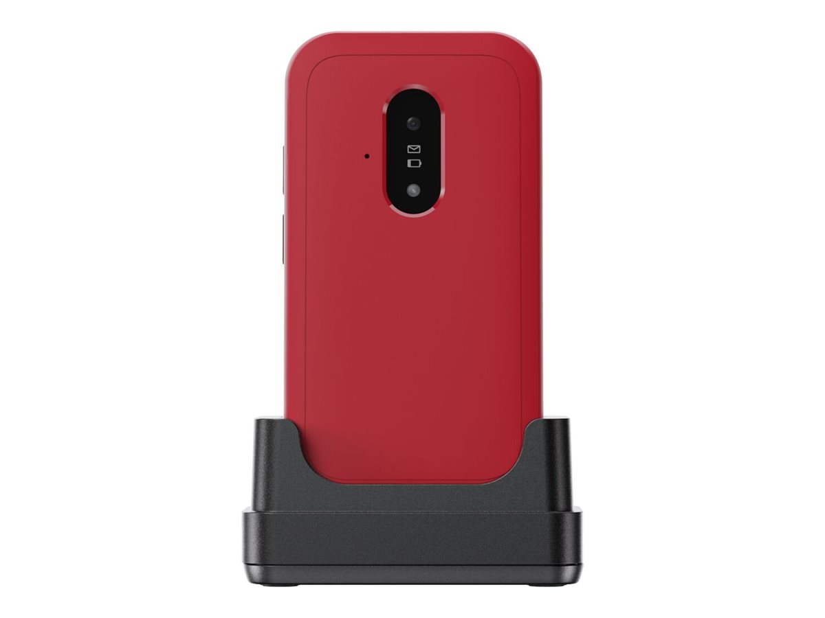 Doro Leva E22 Großtasten-Klapphandy 2,8" Rot/Weiß