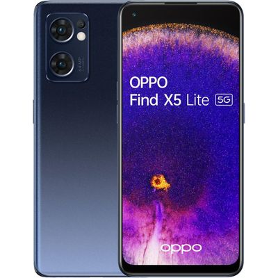 OPPO Find X5 Lite 16,3 cm (6.43" ) Dual-SIM Android 12 5G USB Typ-C 8 GB 256 GB 4500 mAh Schwarz (6041892)