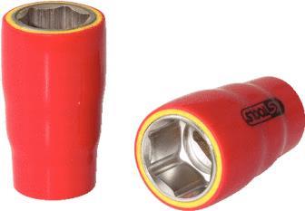 KS Tools Stecknuss 1/2" – 28mm, Sechskant, Chrom Vanadium Für Handbetrieb