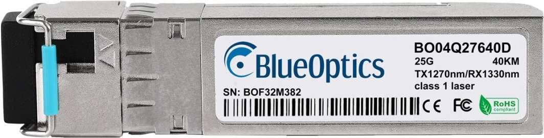 BlueOptics Bidi SFP28 Transceiver 25GBASE-BX-U 40KM industrial (BO04Q27640DIN)