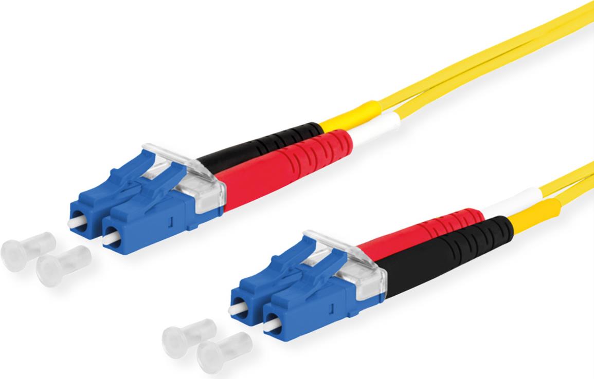 METZ CONNECT 151P1JOJO10E. Kabellänge: 1 m, Lichtleitertyp: OS2, Anschluss 1: 2x LC, Anschluss 2: 2x LC, Lochdurchmesser: 9 µm, Steckerverbindergeschlecht: Männlich/Männlich, Kabelfarbe: Gelb (151P1JOJO10E)