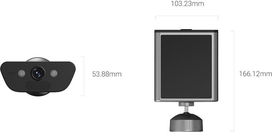 EZVIZ EB5 IP-Sicherheitskamera 4K Außenbereich Bullet Schwarz