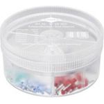 Knipex 97 99 905 Aderendhülsen-Sortiment Vollisoliert Blau, Türkis, Weiß, Schwarz, Rot 150 St.