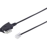 S/CONN maximum connectivity TAE Telefon-Anschlußkabel-TAE N-Stecker auf Western-Stecker 6/4, Philips und Panasonic, 10,0m (70150)