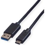 Secomp 11.44.9010 USB Kabel 0,5 m USB 3.2 Gen 1 (3.1 Gen 1) USB A USB C Schwarz (11.44.9010)