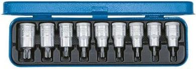 Gedore Innen-TORX, TORX BO Steckschlüssel-Bit-Einsatz-Set 9teilig 1/2" (12.5 mm) 6158970 (6158970)