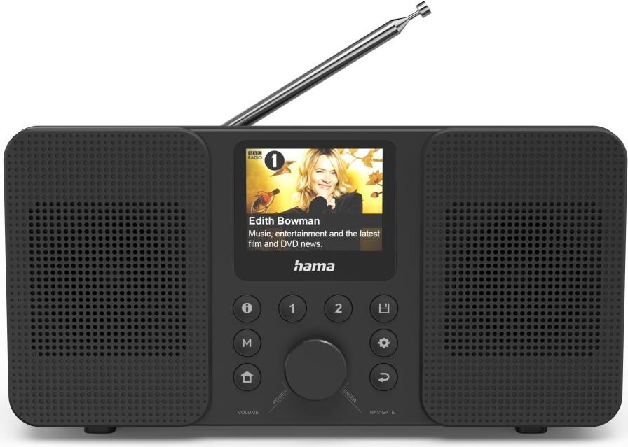 Hama Digitalradio DIR10, DAB+/Internetradio/Bluetooth® RX/App (00054257)
