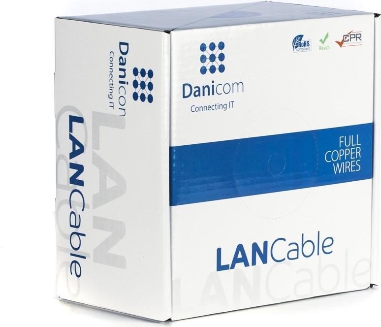 DSIT DANICOM CAT6A S/FTP 100m - LSZH (Fca) (DC-SFTP6A-100-FCA)