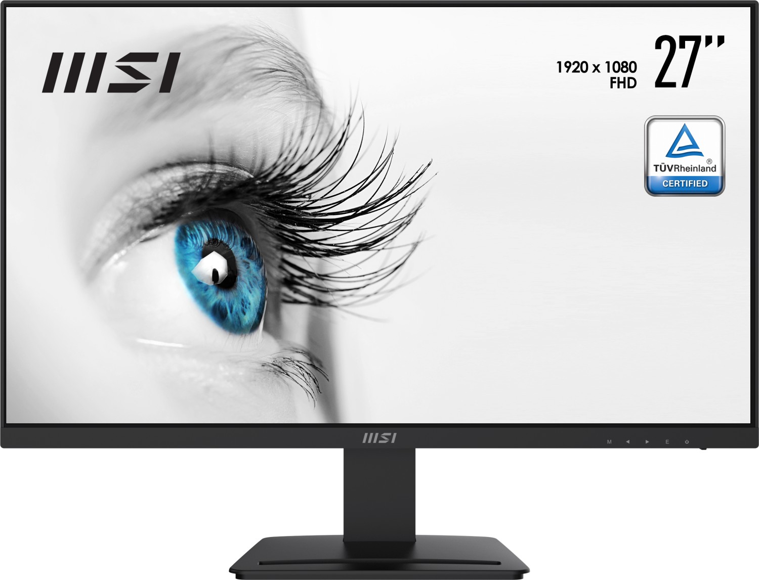 MSI PRO MP273DE LED-Monitor 68,58 cm (27" ) Full HD, IPS, 5ms, 75Hz, HDMI, DisplayPort, FreeSync [Energieklasse E] (9S6-3PB4CH-002)