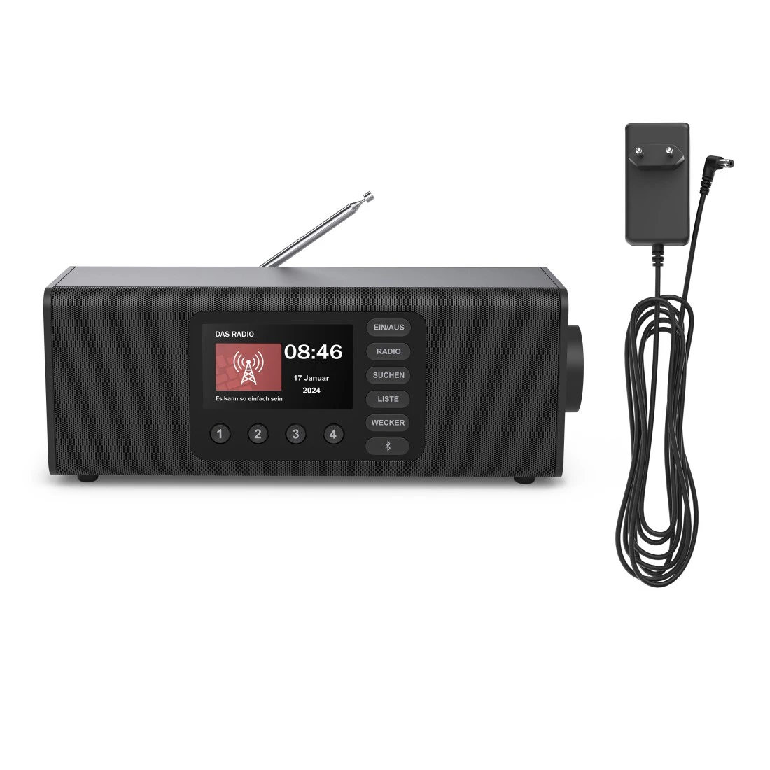 Hama DR2002 Digitalradio DAB/DAB+/FM Bluetooth 10 W Schwarz