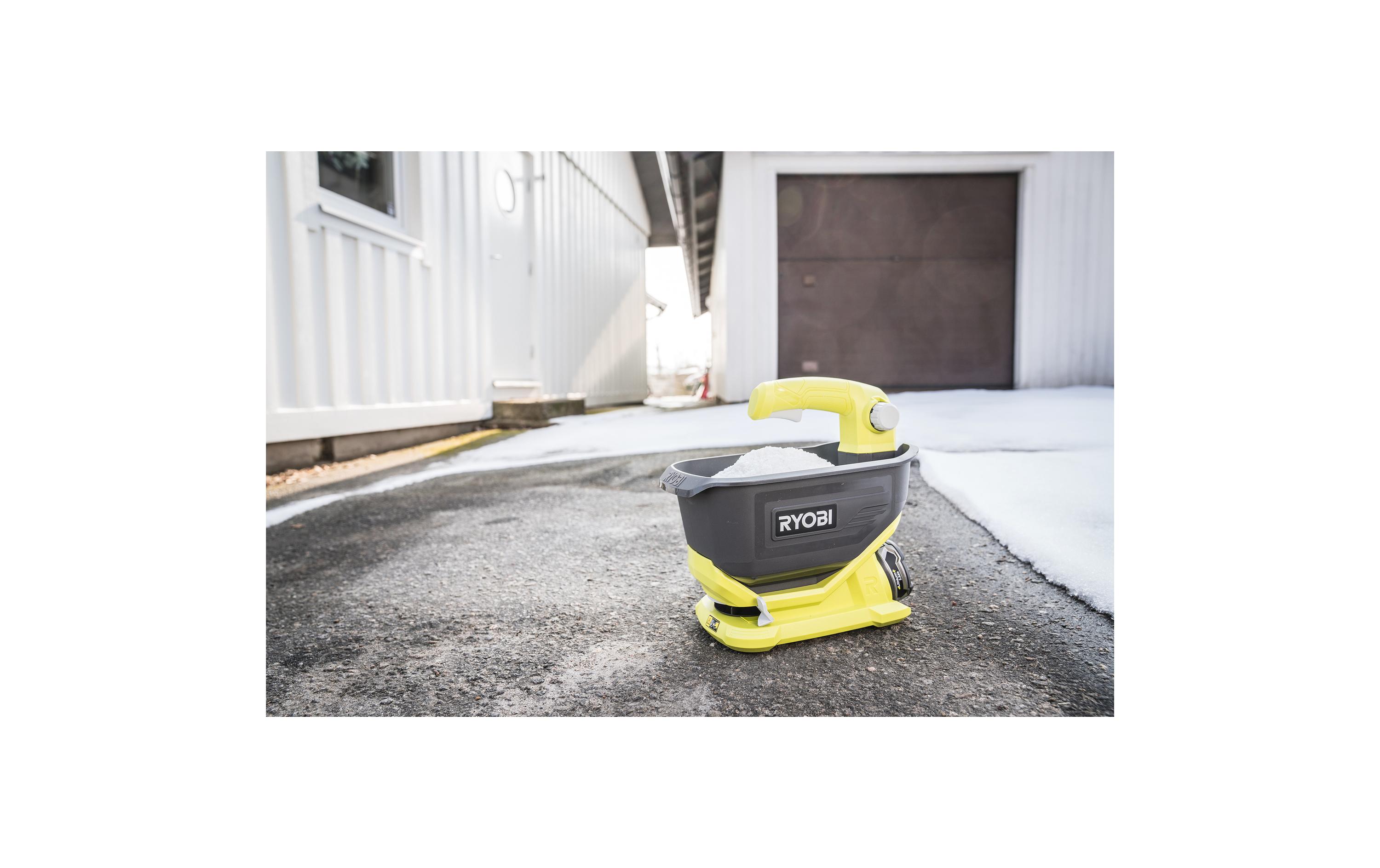Ryobi OSS1800 18V Akku-Universalstreuer 2,5–3,5 m Schwarz, Grün
