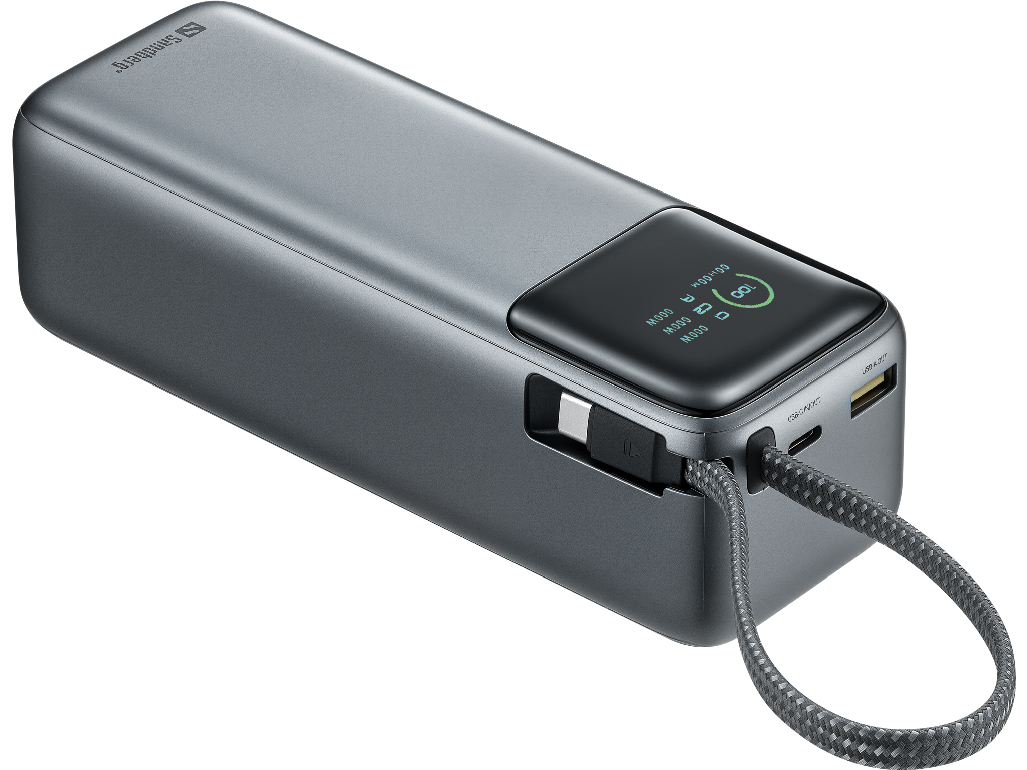 Sandberg All-in-1 Powerbank 27000 mAh 240 W Schwarz, Grau