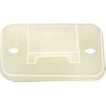 Hellermann Tyton 151-11319 Screw mount cable tie Polyamid Weiß 100Stück(e) Kabelbinder (TY 3-G1S)