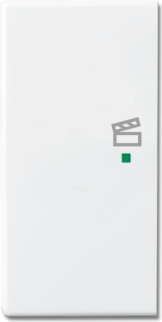 Busch-Jaeger 6233-21-84. Produktfarbe: Weiß, Markenkompatibilität: Busch-Jaeger, Kompatibilität: 6221/2.0, 6211/2.0, 6108/07 (8719461)