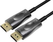PREMIUMCORD Optisches DisplayPort 1.4 Verbindungskabel M/M, vergoldeter Stecker. 15 m (kport6-15)