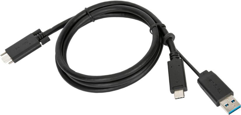 Targus ACC1135GLX USB Kabel 1,8 m USB 3.2 Gen 1 (3.1 Gen 1) USB C Schwarz (ACC1135GLX)